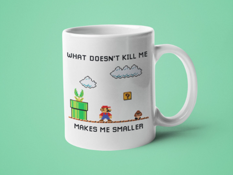 Ink Pop - Wholesale Coffee Mug - What Doesn't Kill Me Makes Me Smaller0