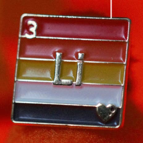 Lithromantic - Lithium | Enamel Badge for wholesale by Yas Petit Poulet