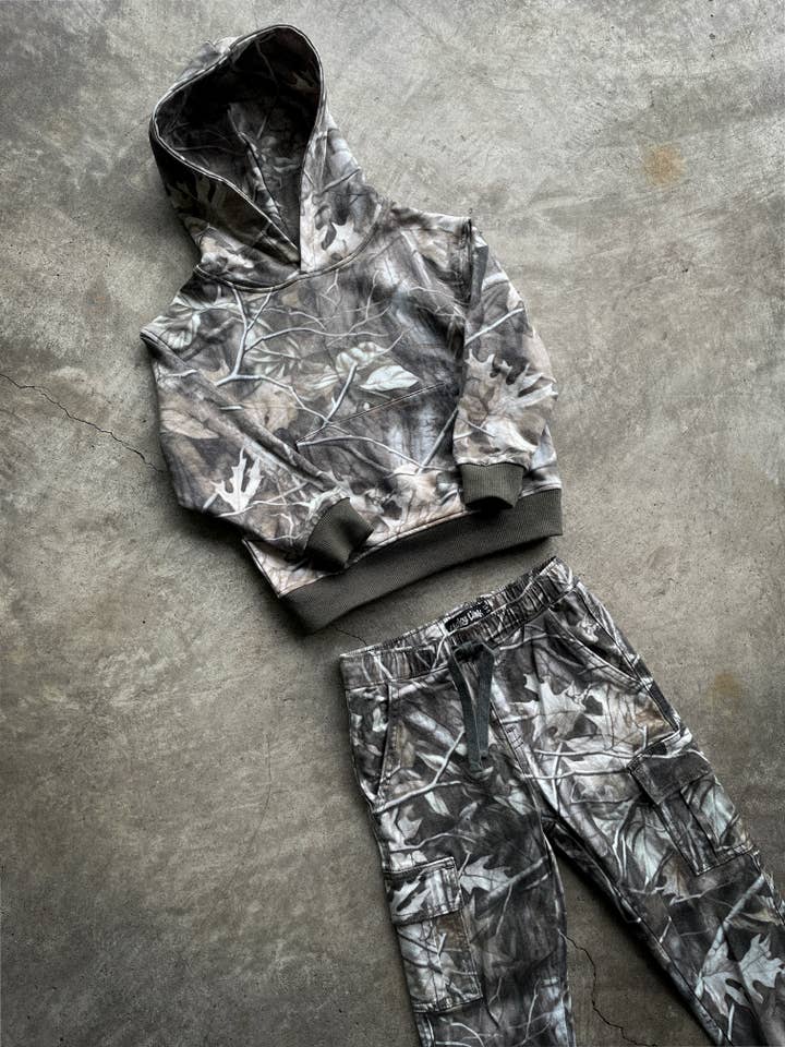Lucky Link - Wholesale Hoodie - Kids - Toddler Leaf Camo Hoodie