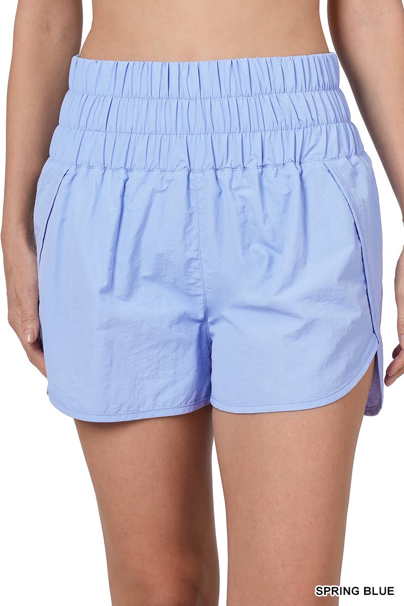 42POPS - Vente Short – femme - Short coupe-vent avec doublure et poche arrière en mesh39