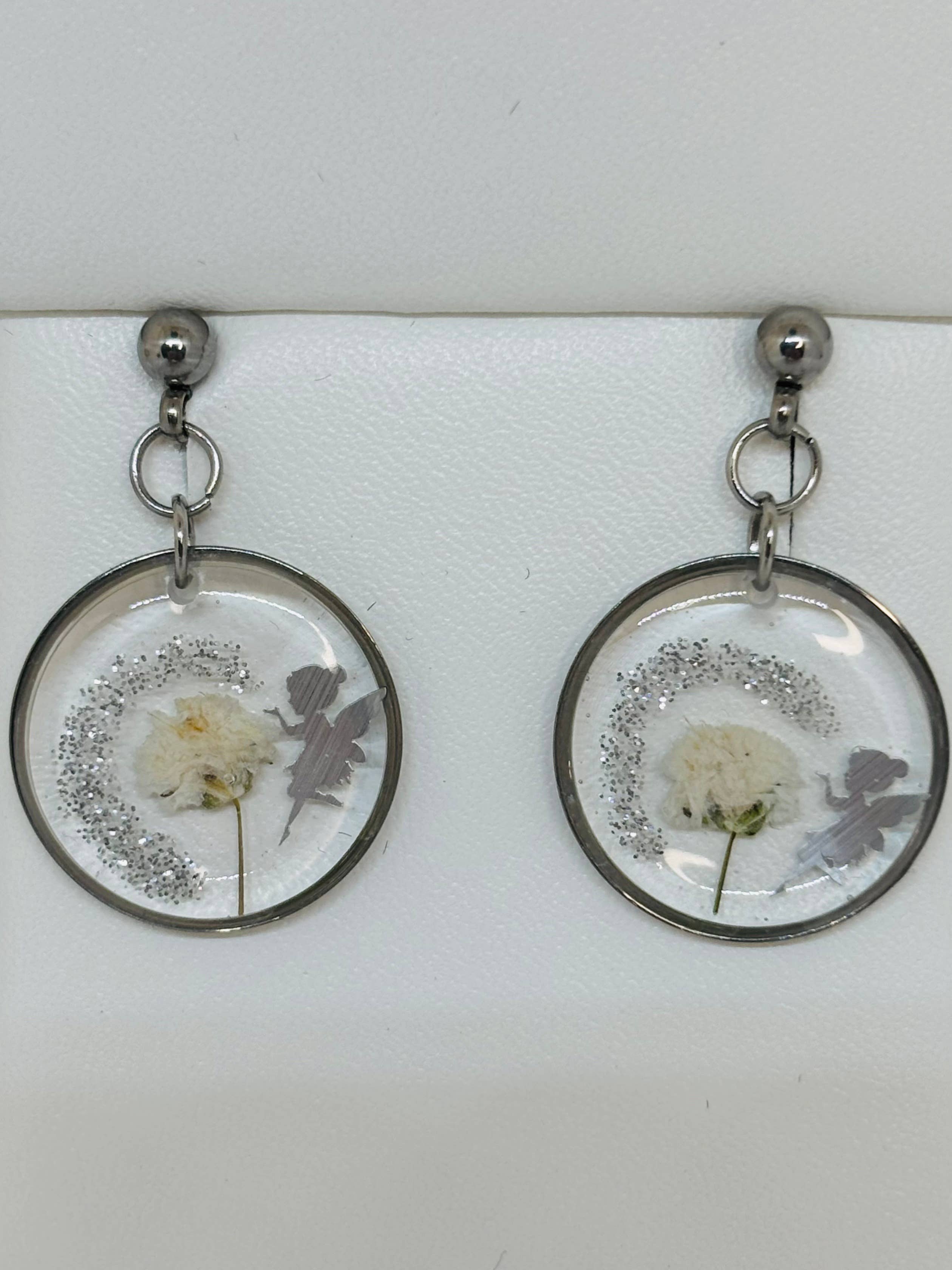Madame Cousette - Wholesale Dangle Earrings - "Gypsophila Fairy" earrings1