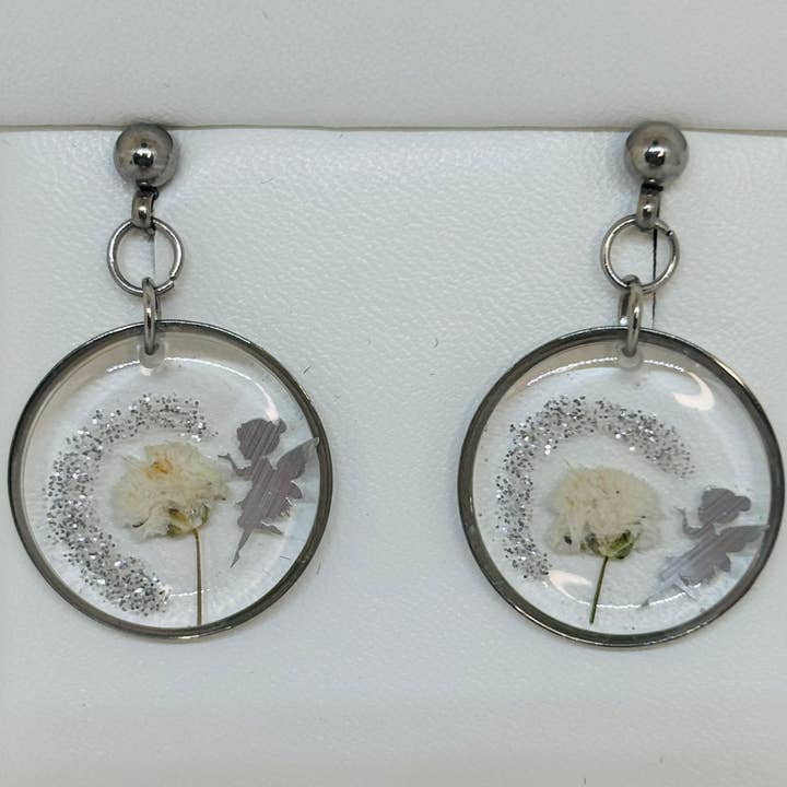 Madame Cousette - Wholesale Dangle Earrings - "Gypsophila Fairy" earrings1