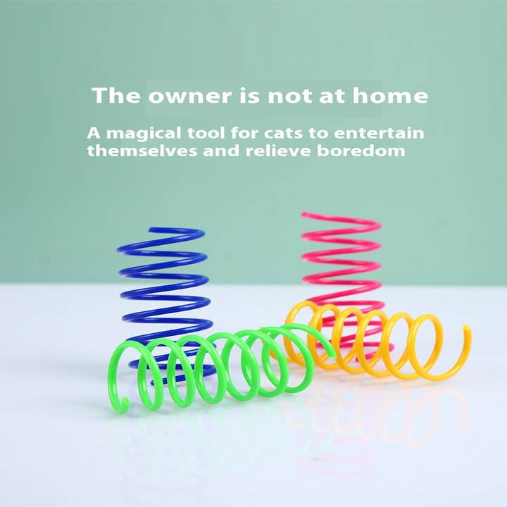 TYPE Jumping Spring Toy for Cats – Colorful & Fun_CWMM7178 for wholesale on Faire2