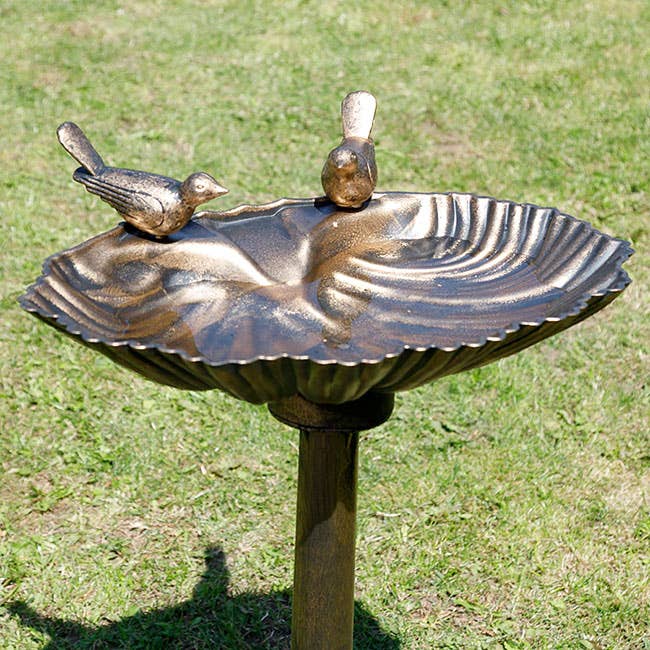 BestNest Inc - Wholesale Bird Bath - Pompeii Bird Bath, Bronze Colored3