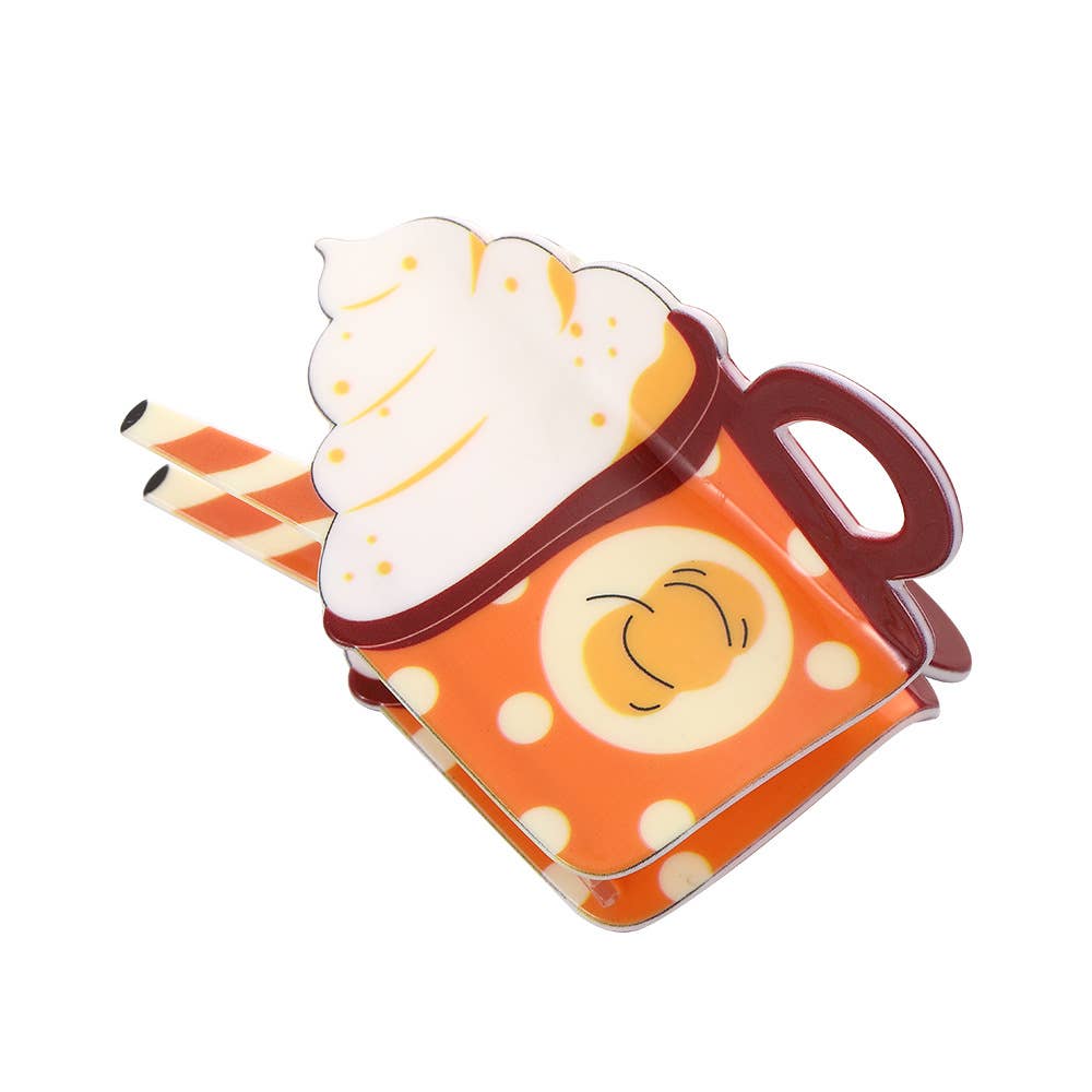 SoapElenGlen – Großhandel Haarclip – Damen – Cartoon-Popcorn- und Milchschaum-Getränke-Haarspangen2