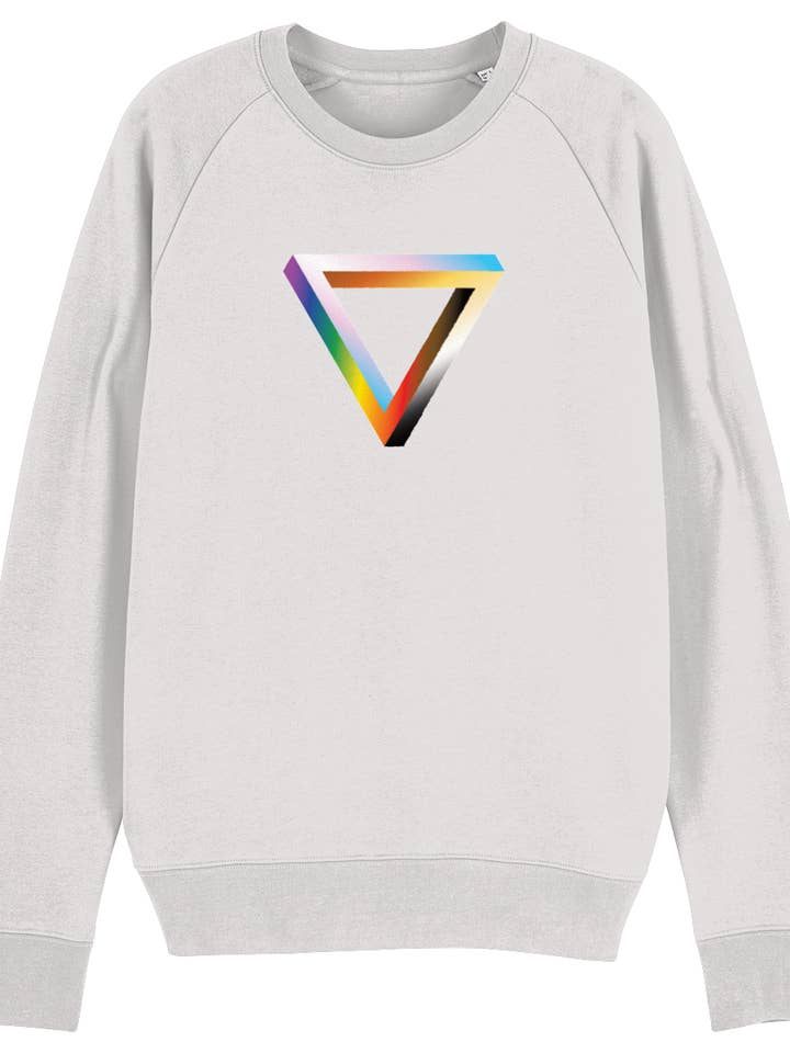 Umulig trekant økologisk sweatshirt for engroshandel hos Unapologaytic