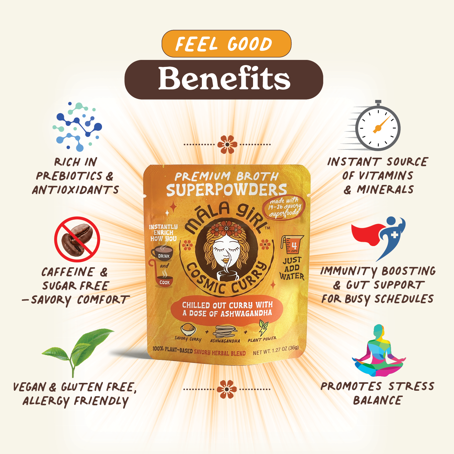 māla girl - Wholesale Soup - Superfood Broth Powder + Instant Soup Base w/ Ashwagandha5