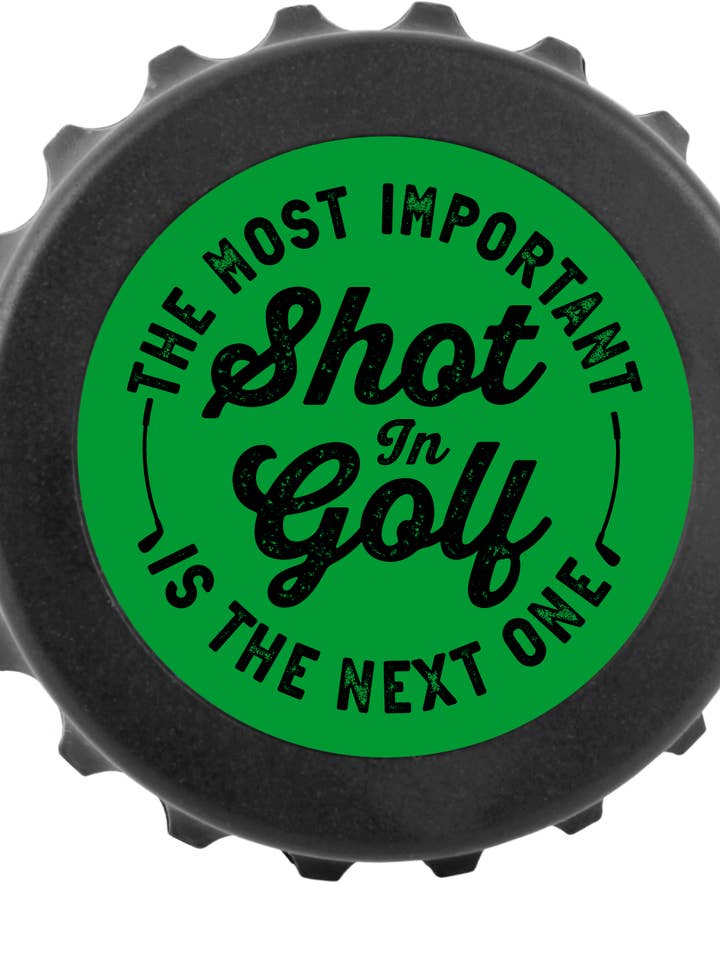 Golf Beer Bottle Opener Magnet, Funny Golfing Gift Idea for wholesale by Daisy Lane - Hunting, Sports & Beer Gifts
