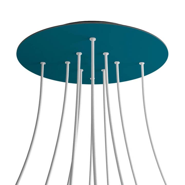 Rosette XXL Rose-One rund, diameter 400 mm med 10 huller og 4 huller for engroshandel hos LIGHTINUP S.R.L.