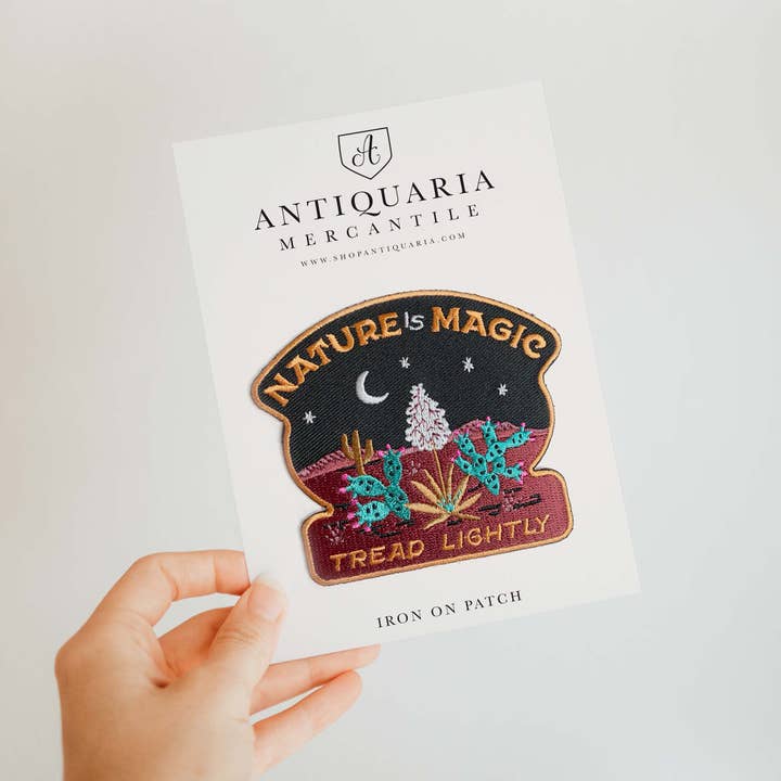 Antiquaria - Wholesale Patch - Nature is Magic Embroidered Patch1