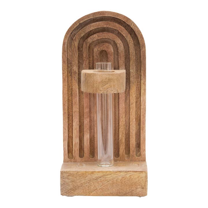 Mela Bud Vase with Arched Holder for wholesale by Foreside Home & Garden