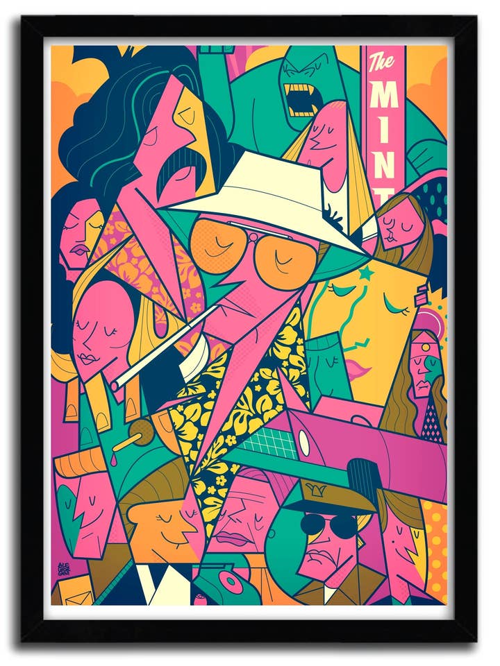 Affiche FEAR and LOATH par Ale Giorgini pour la vente par K.Olin Tribu