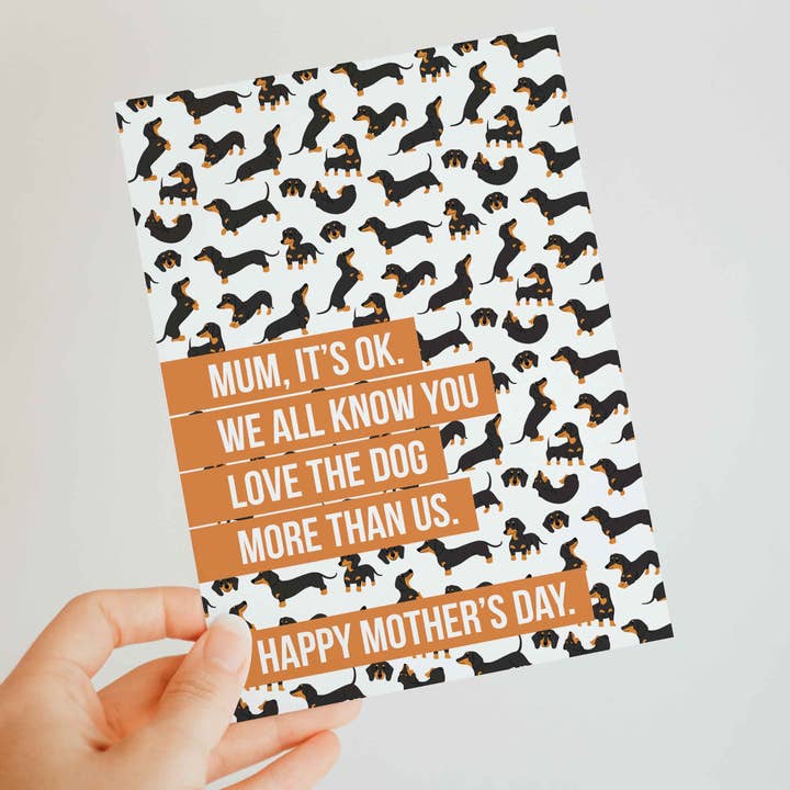 Sausage - Mother's Day Card for wholesale by My Noodle Bug