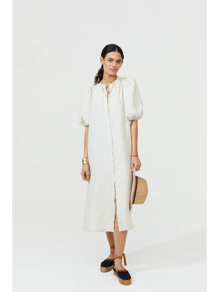 Bubble Dress - Natural for wholesale on Faire