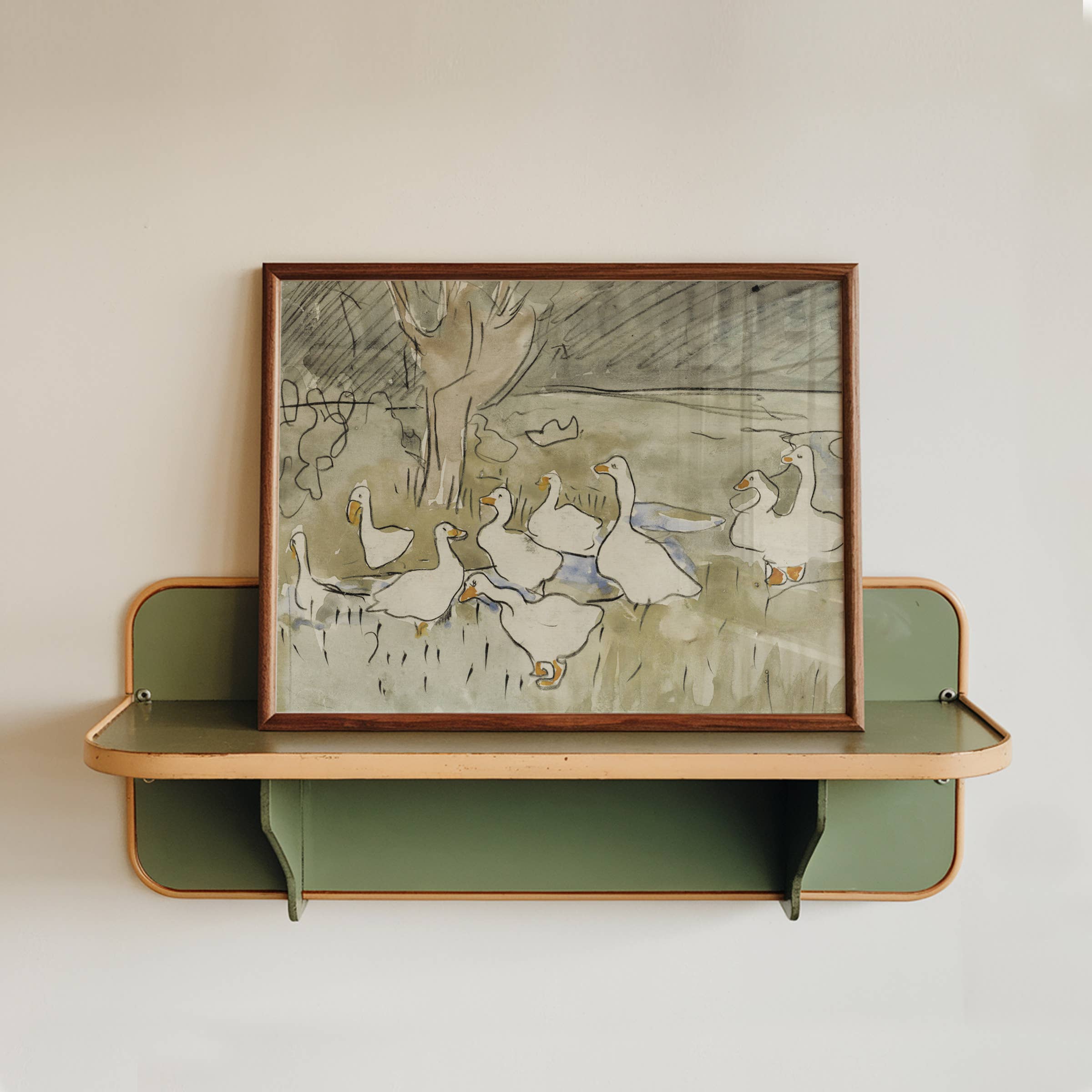KIKIANDNIM - Wholesale Art Print - Vintage Ducks Wall Art Print | Nursery Decor1