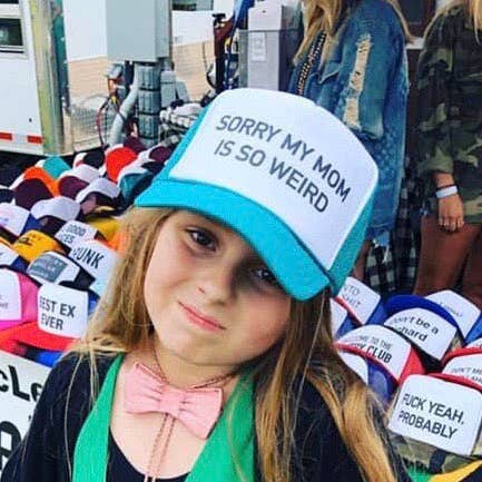 Sorry My Mom is so Weird Trucker Hat for wholesale by Inappropriate Trucker Hats