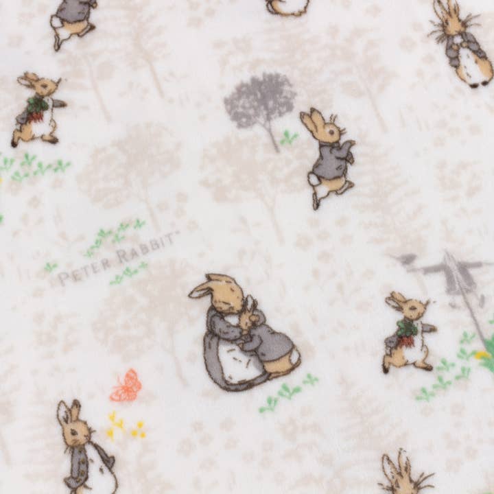 Classic Peter Rabbitâ„¢ Throw Natural for wholesale on Faire