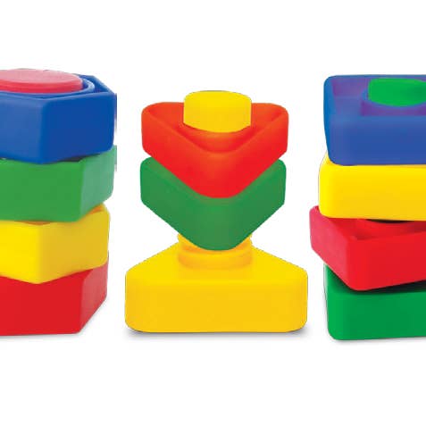 Small World Toys – wholesale Toy set – Kids – Big Nuts & Bolts - 64pcs (in a plastic case)