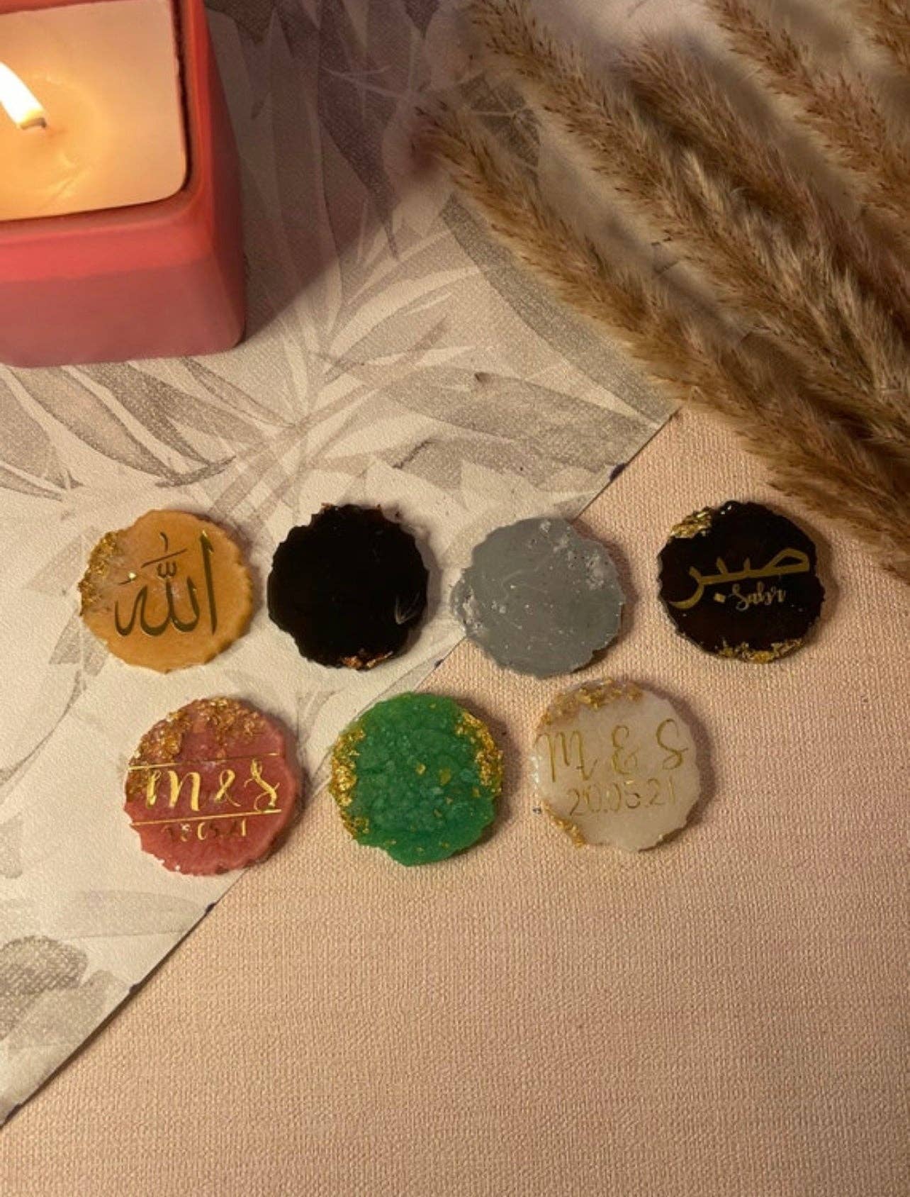 Hudaa & Co - Wholesale Party gift - Personalised Magnet | Handmade | Party Favours | Wedding Favours | Mendhi | Eid | Ramadan | Islam | Home Decor | Gift | Present | Custom2