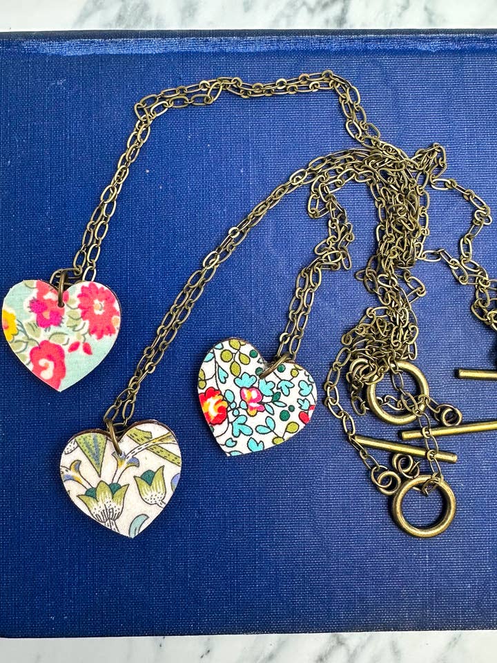 Liberty Heart Necklace for wholesale by Cicada Design