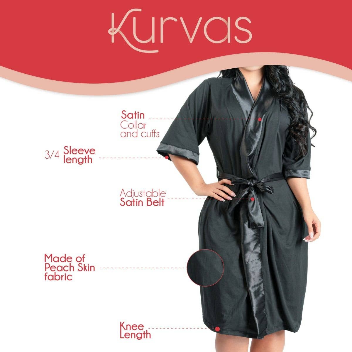 Lingerie Mart - Wholesale Robe - Women's - Kurvas Post Surgery Mastectomy Pajamas Women10