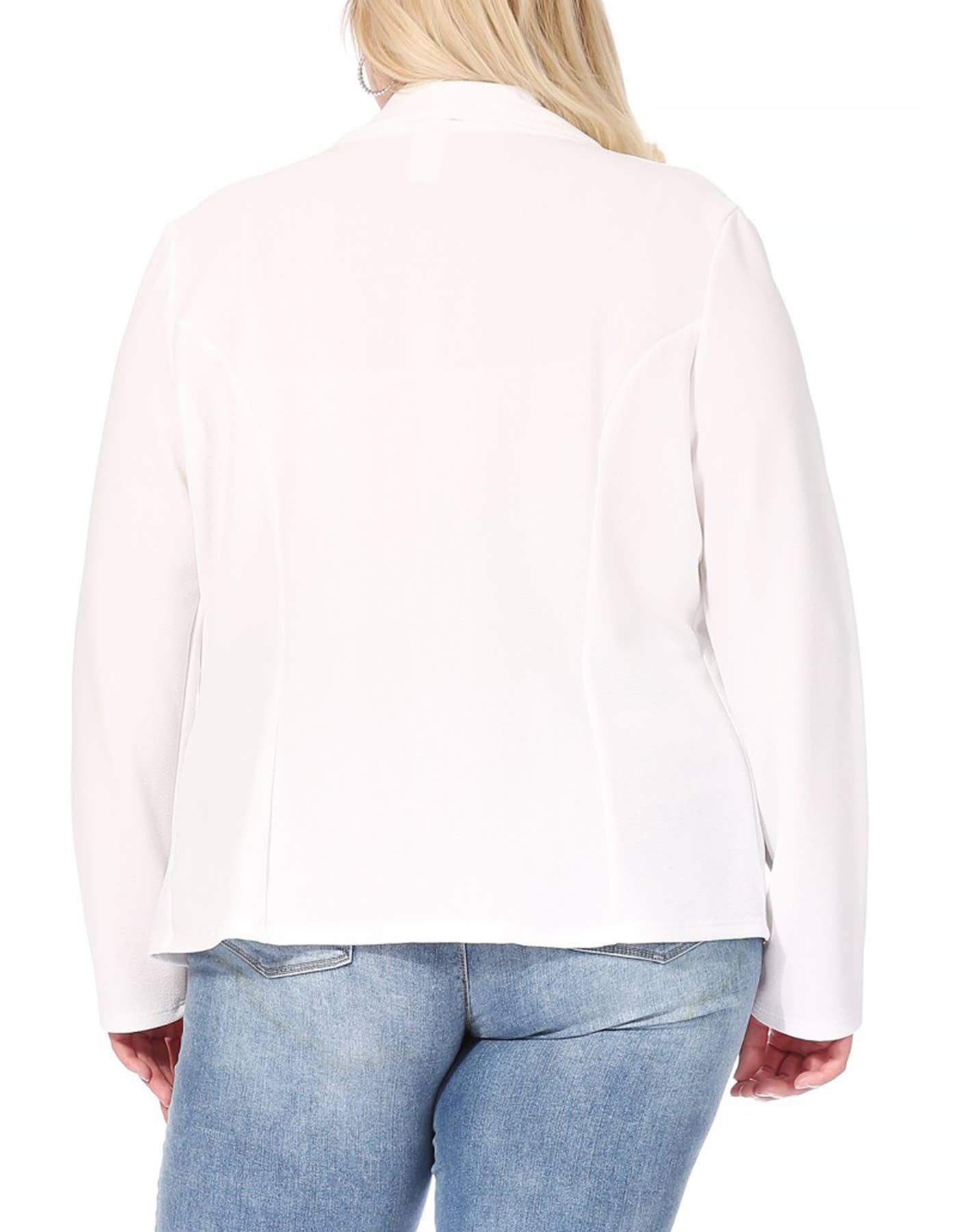 MOA COLLECTION - Wholesale Blazer - Women's - Women's Solid Casual Plus Size Trendy Blazer Jacket47