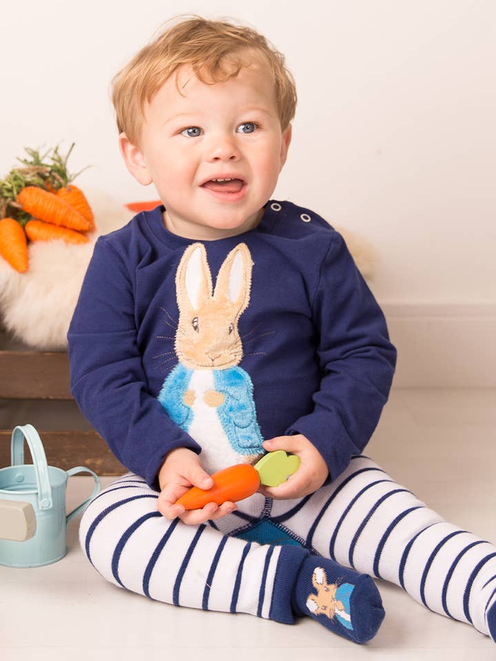 Blade and Rose Limited - Wholesale Top & Leggings Set - Kids - Peter Rabbit Navy Design