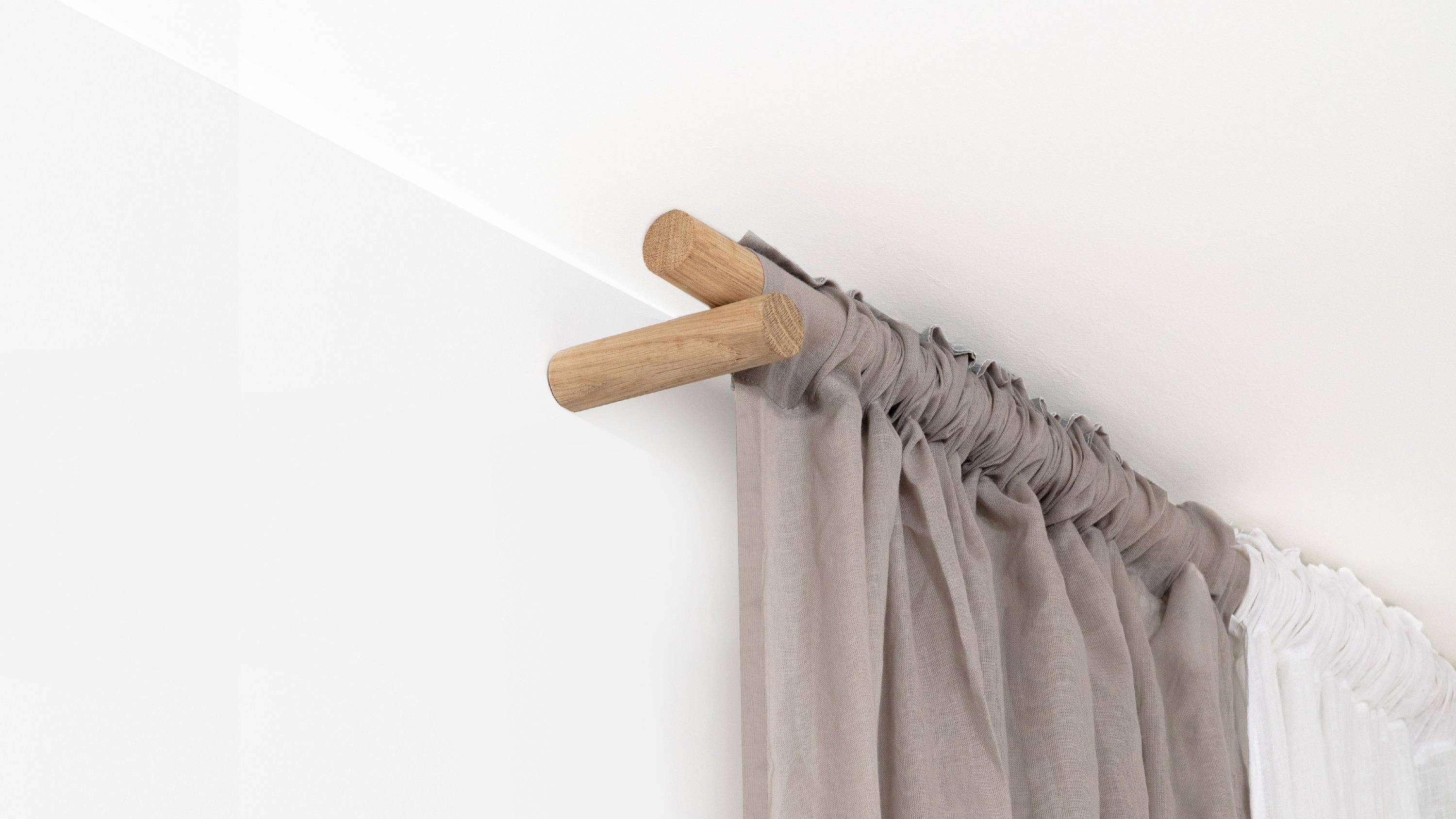 Roar Studio - Wholesale Curtain Rod - POLE ONLY Curtain Pole 0-720cm / 0-283.5" (Oak, Walnut, Beec6