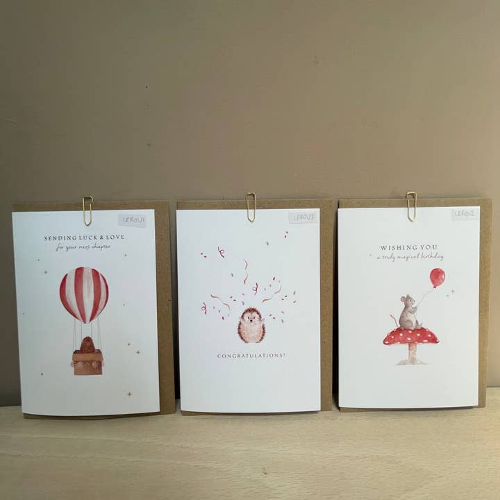 Little Roglets - Wholesale Congratulations Card - Congratulations Card | Hedgehog Card | Cute Cards