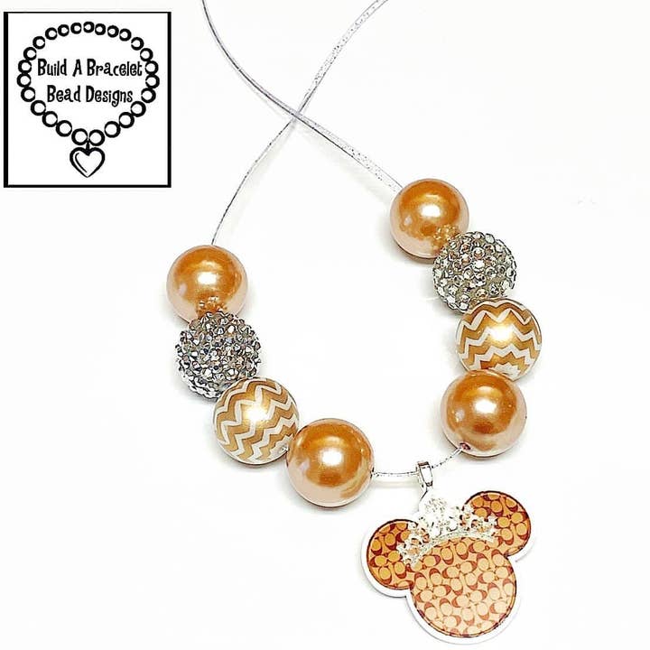 Collier ajustable inspiré de la souris pour la vente par Build A Bracelet Bead Designs