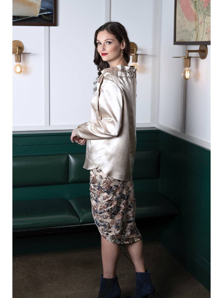 Rachel Walters Collection – wholesale Blus - Dam – Freya blus Champagne