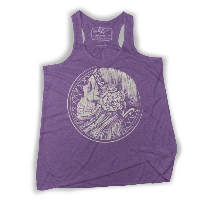 Half Hazard Press - Wholesale Tank Top - Women's - Dead Head Tank - Purple