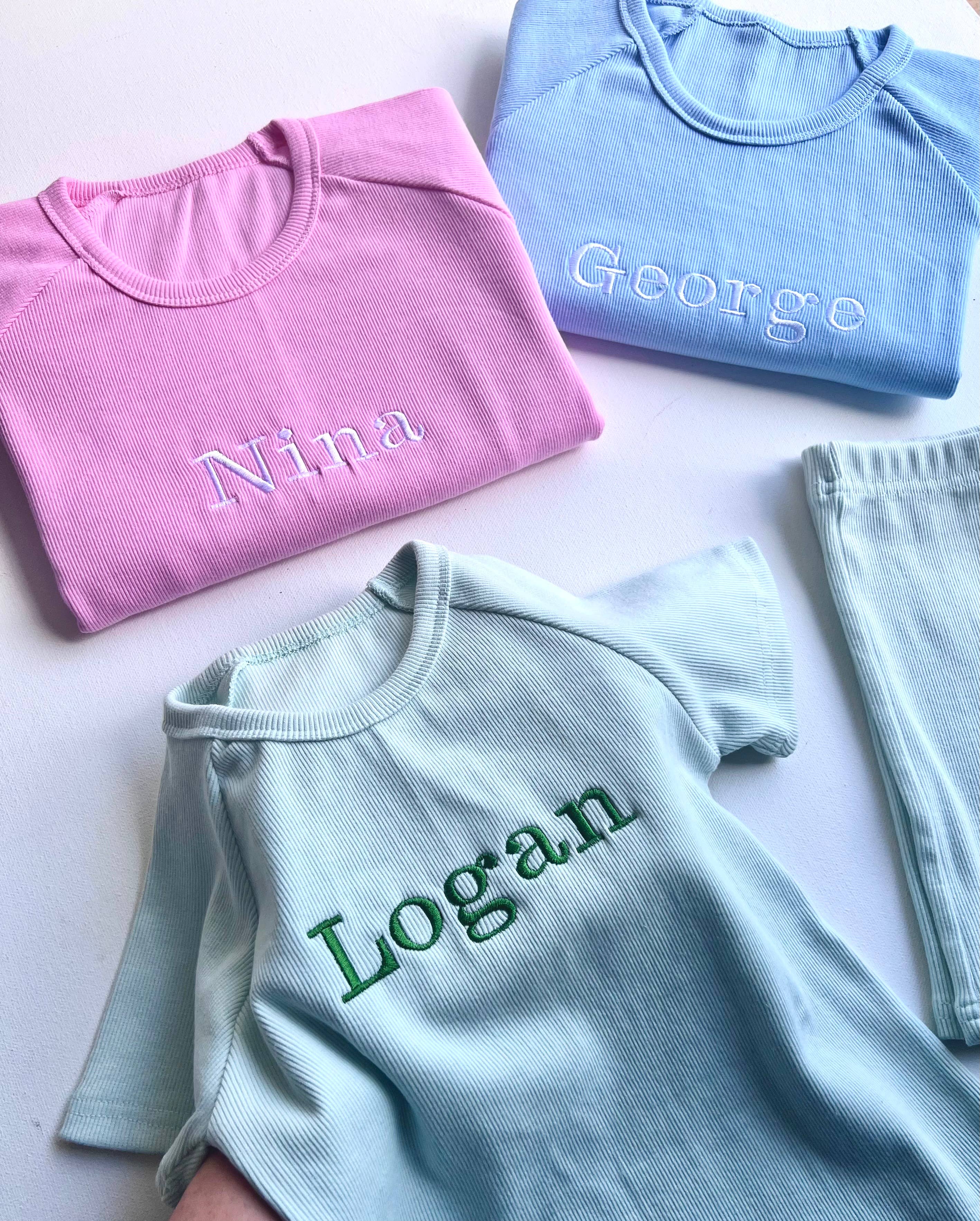 DreamBuy - Venta al por mayor Conjuntos de ropa cómoda - Niños - Conjunto de verano acanalado personalizable sin marca unisex para pijamas15