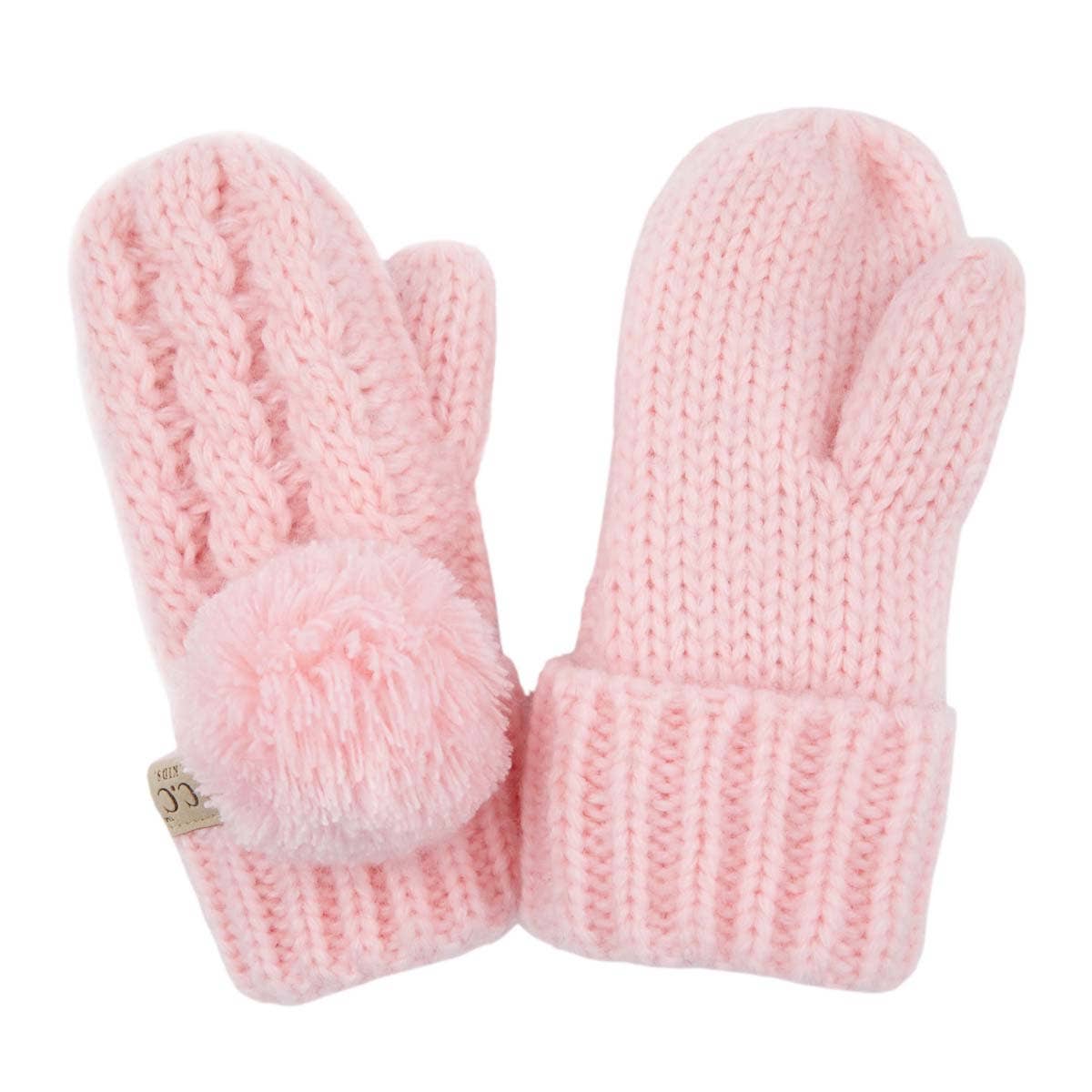 Truly Contagious – wholesale Mittens – Child – CC Kids Pom Mittens ( KIDS MT-24 )11