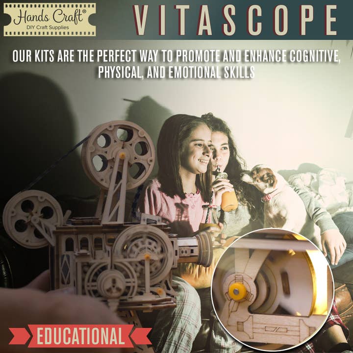 Hands Craft - Wholesale DIY Craft Kit - DIY Wooden Puzzle: Vitascope