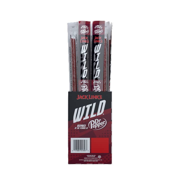 Grandpa Joe's Candy Shop - Wholesale Jerky - Jack Link's Wild Dr Pepper 1oz Snack Sticks, 20ct Box