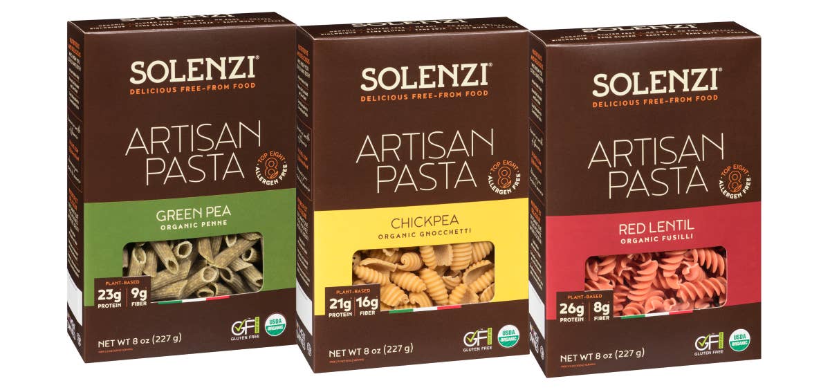 SOLENZI - Wholesale Pasta - High PROTEIN PASTA Gluten Free Variety Case 227g x 12