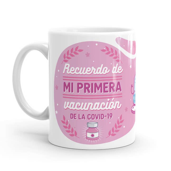 Puterful - Wholesale Coffee Mug - Mug - I remember my first vaccination - Pink