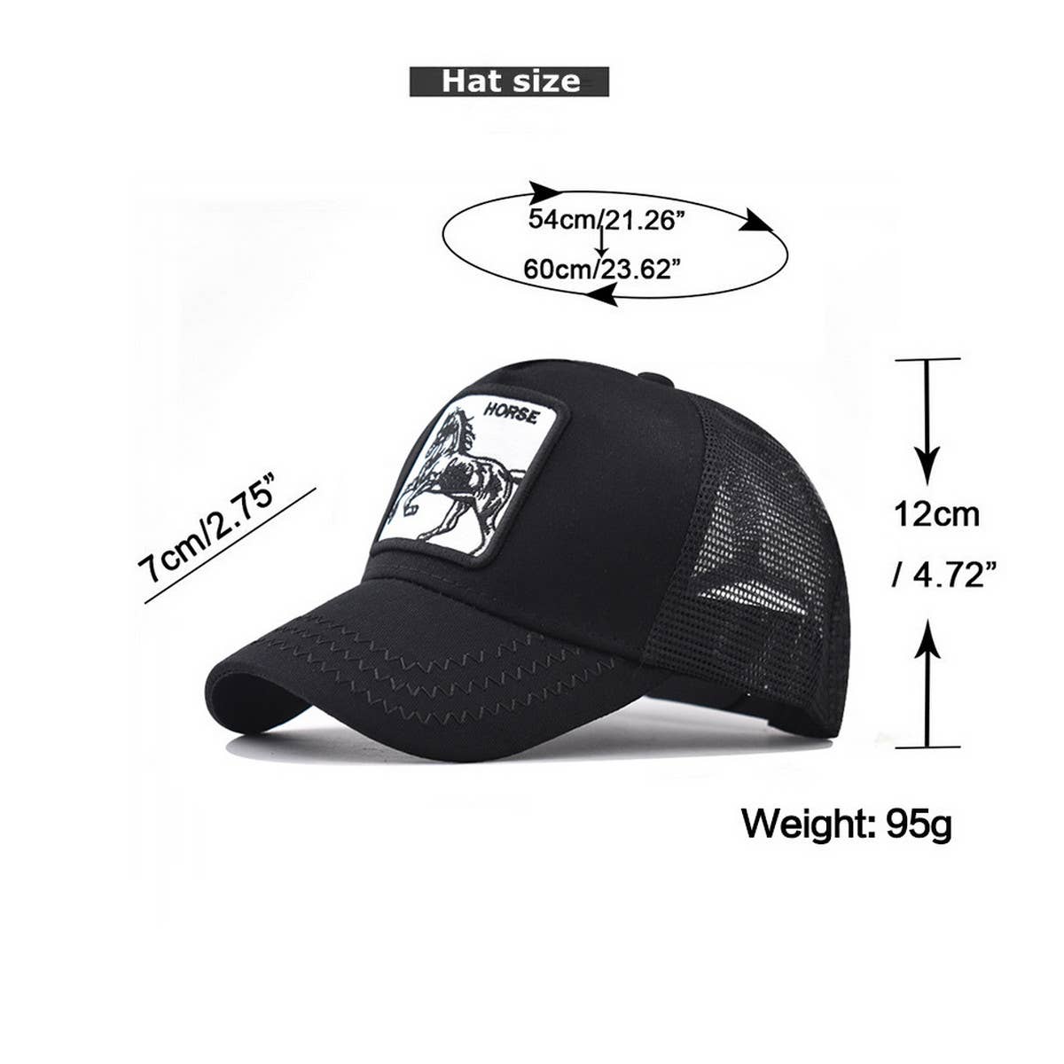 ACCITY - Wholesale Trucker Hat - Unisex - HIGH QUALITY EMBROIDERED GRAPHIC TRUCKER HAT_CWAH136011