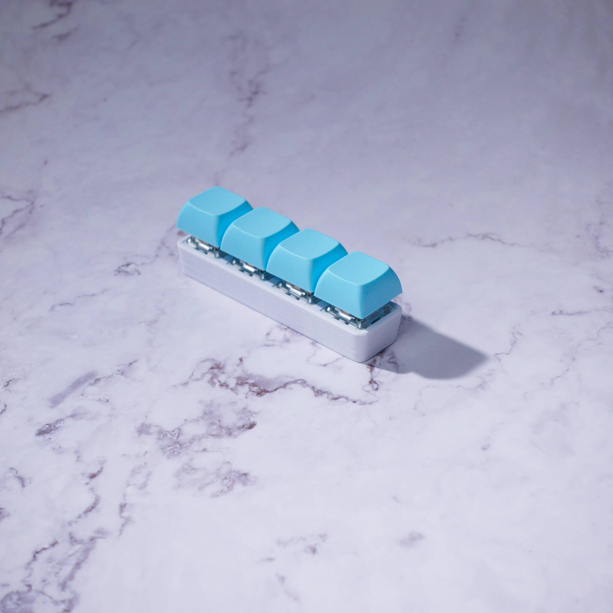 Strudel3D - Wholesale Fidget Toy - Kids - 4 Key Mechanical Keyboard Fidget Keychain3