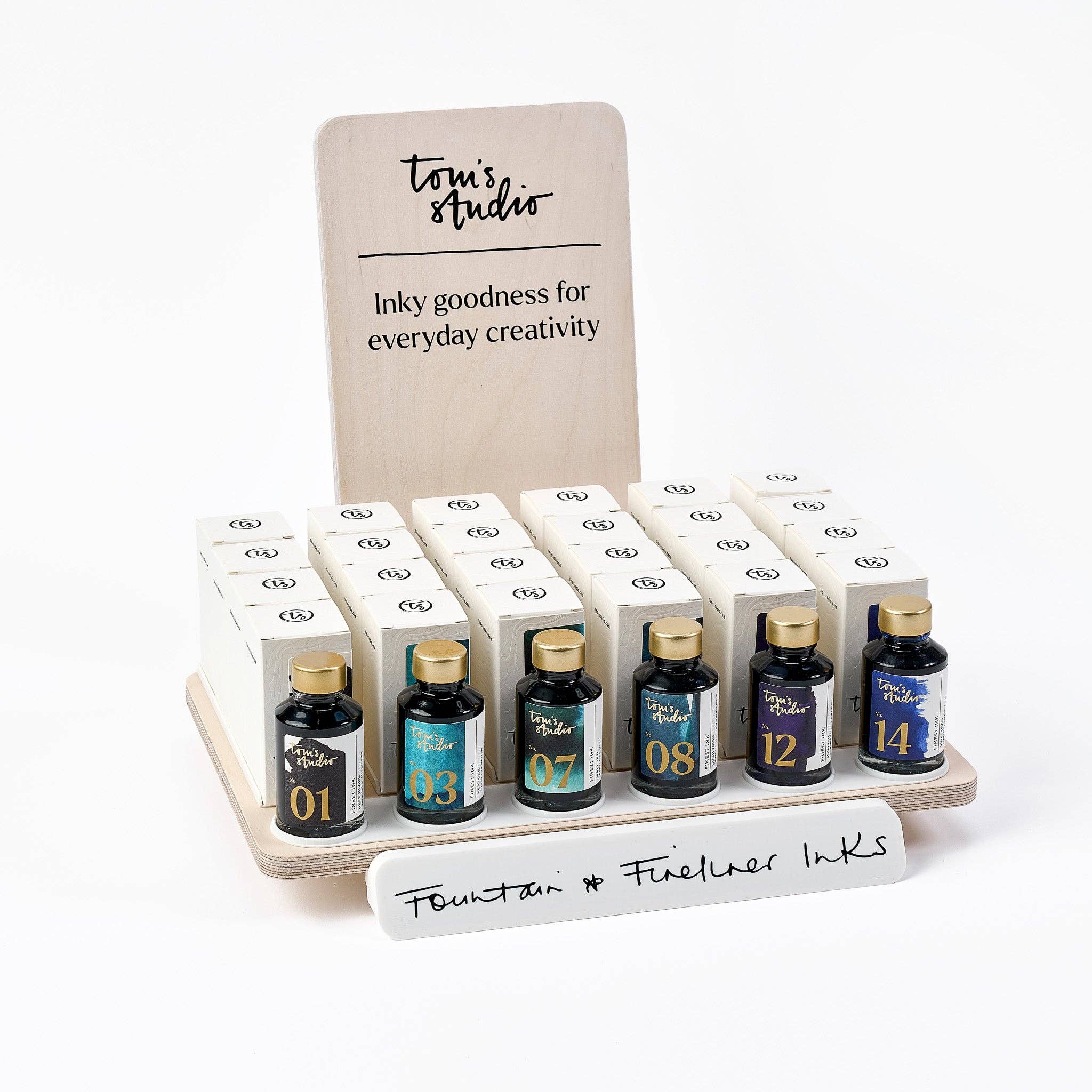 Tom's Studio – wholesale Pen – Fountain Pen Ink - Countertop Display Unit and Starter Kits5