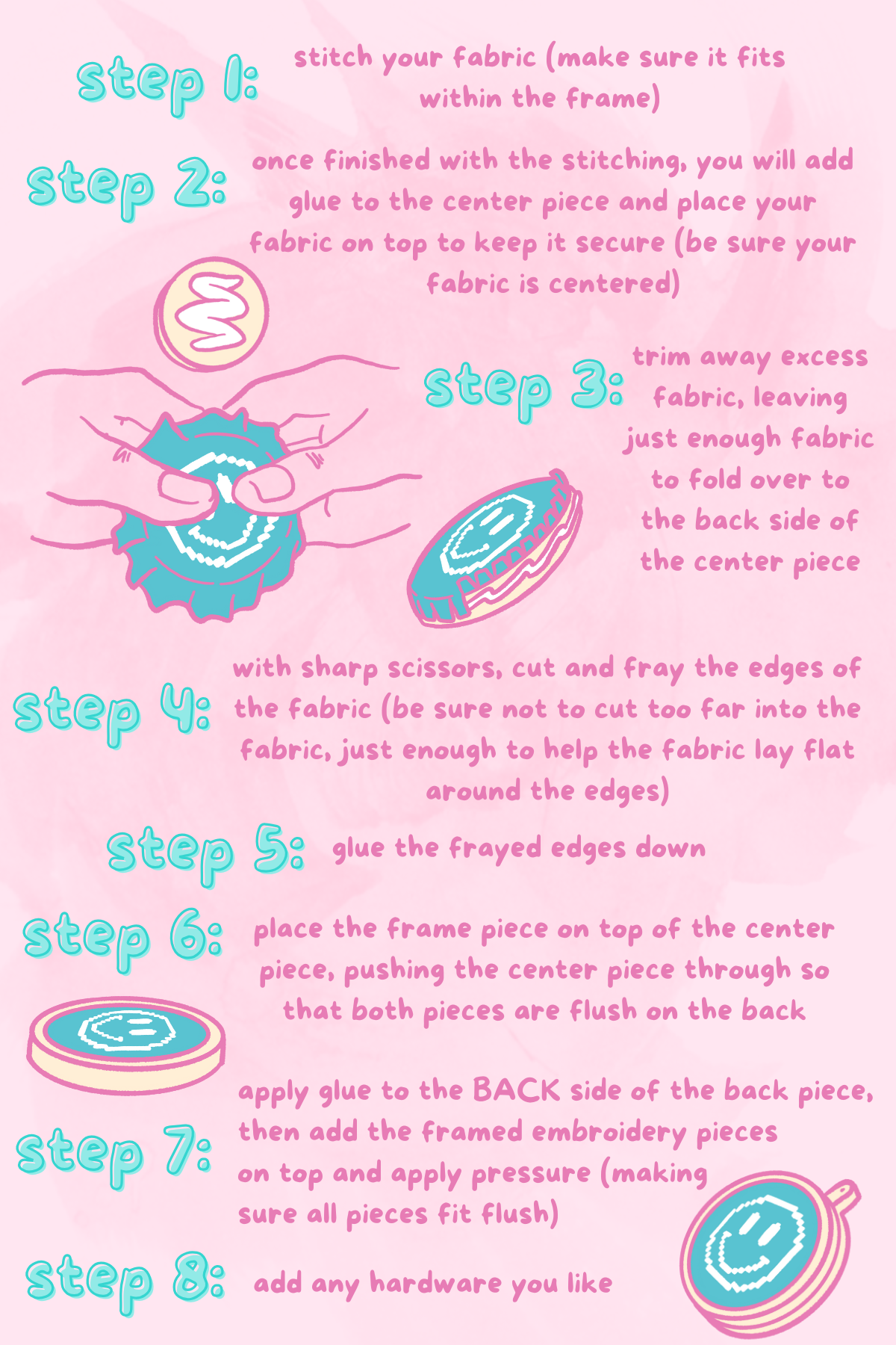 Catie Unthreaded - Wholesale DIY Craft Kit - DIY Mini Hoop Kits in Oak4