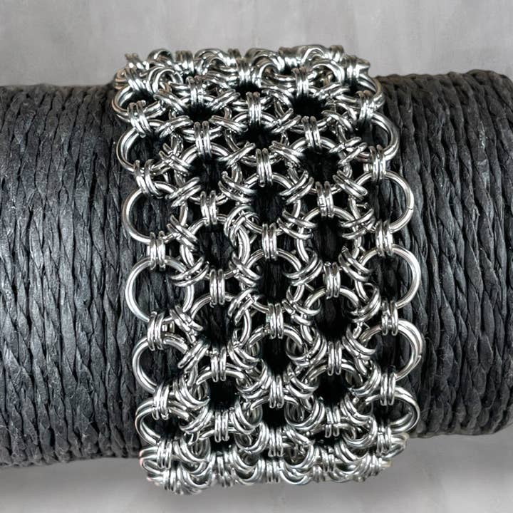 Medieval Armour | Japanese Chain Maille Statement Bracelet for wholesale by Instinct UK