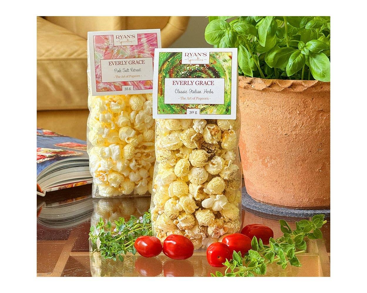 Everly Grace - Wholesale Popcorn - Pink Salt Retreat Popcorn Bag 30g1