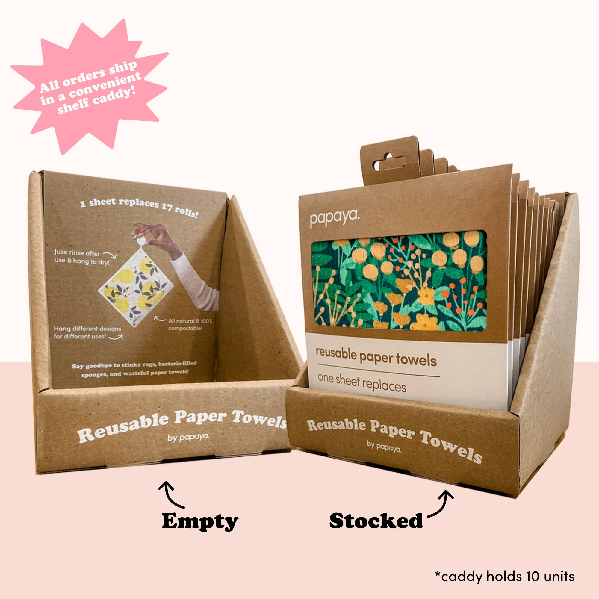 Papaya Reusables - Wholesale Paper Towels - Secret Garden10