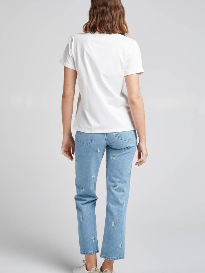 BRUISE RINGO - Embroidered jeans for wholesale on Faire2