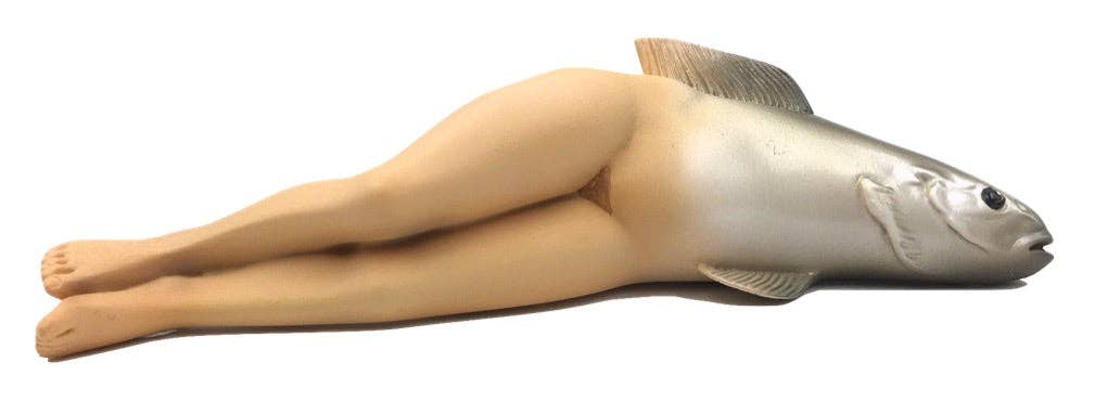 Museum Wholesale Inc - Vente Sculpture - Statue de poisson féminine Collective Invention par Magritte 6W1