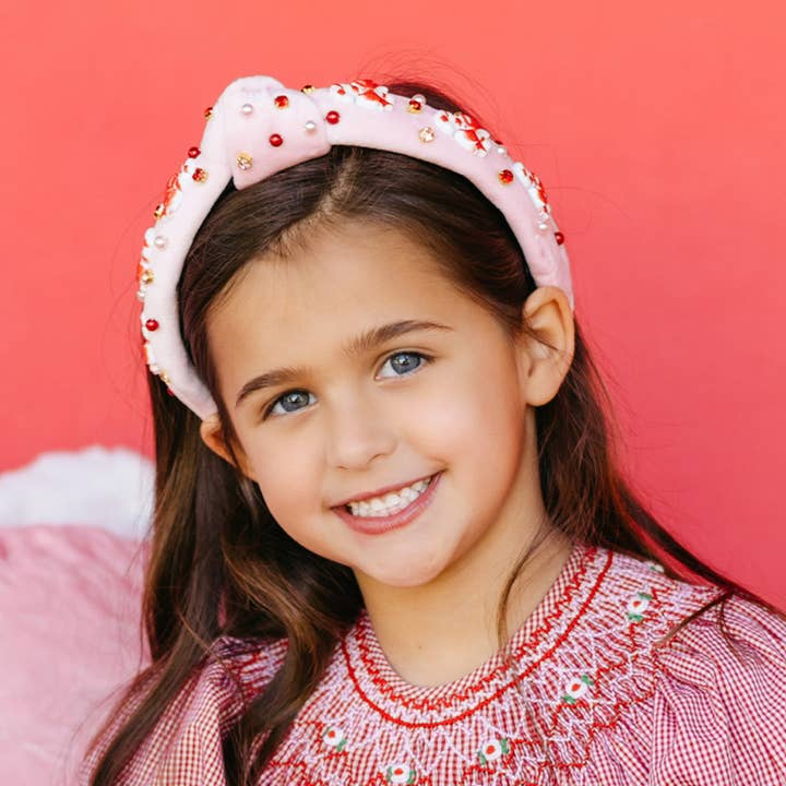 The Heady Chic - Wholesale Fashion Headband - Kids - Kid and Tween Candy Cane Knotted Headband1