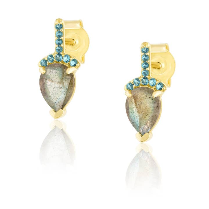 Mini-Birnen-Pavé-Stein für den Großhandel von Ela Rae Jewelry Llc.