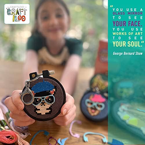 Craftiloo – wholesale Embroidery/cross-stitch supplies – 5 Stamped Cross Stitch Kits (Dogs)
4